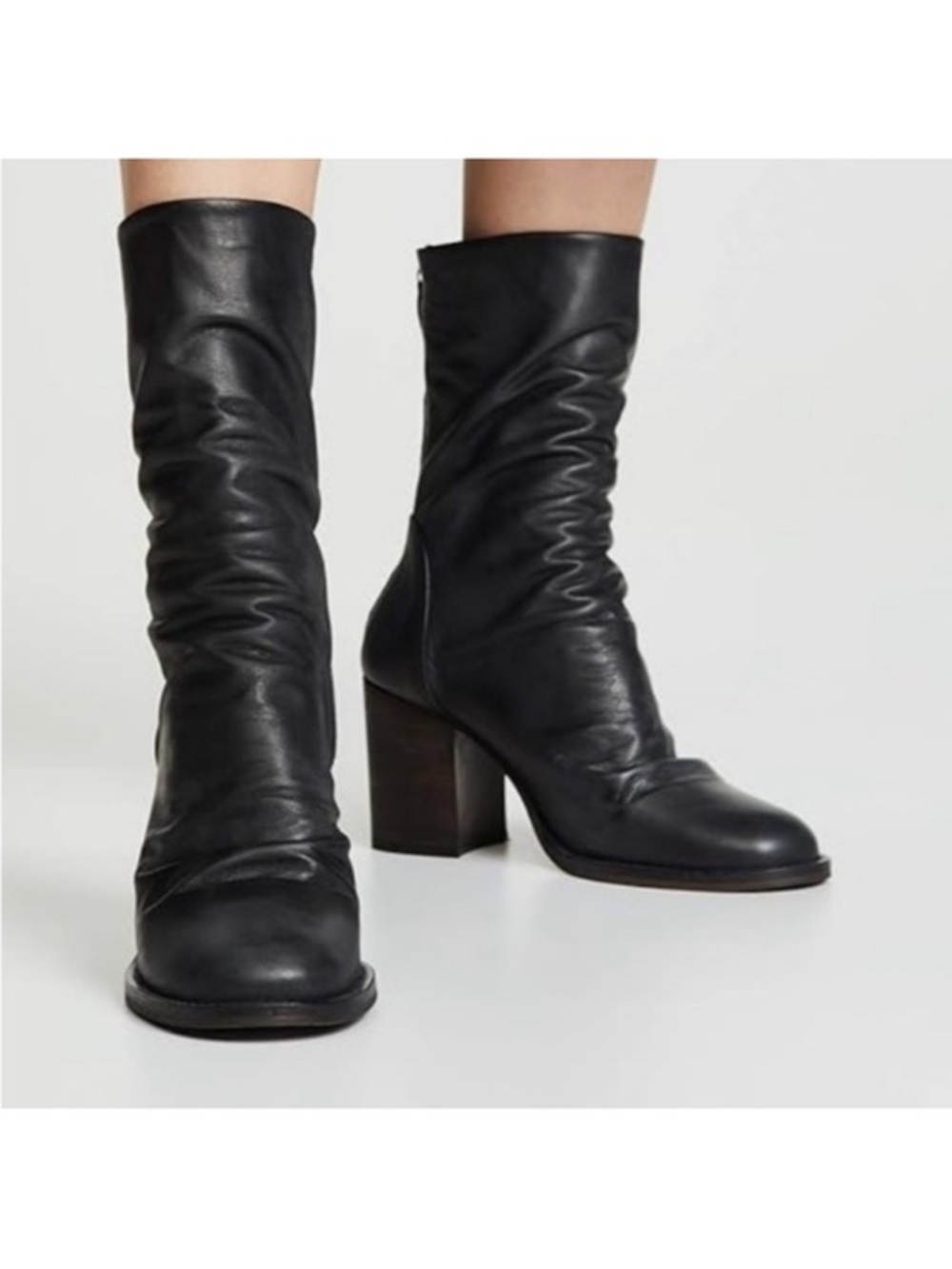 Free People Ellie black boot - NWOT size 6